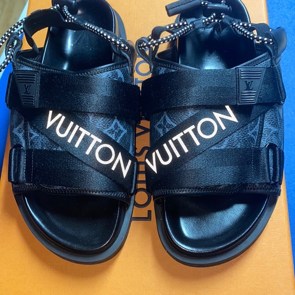 Louis Vuitton unisex Sandals size 6 men 7.5-8 women - Picture 1 of 4